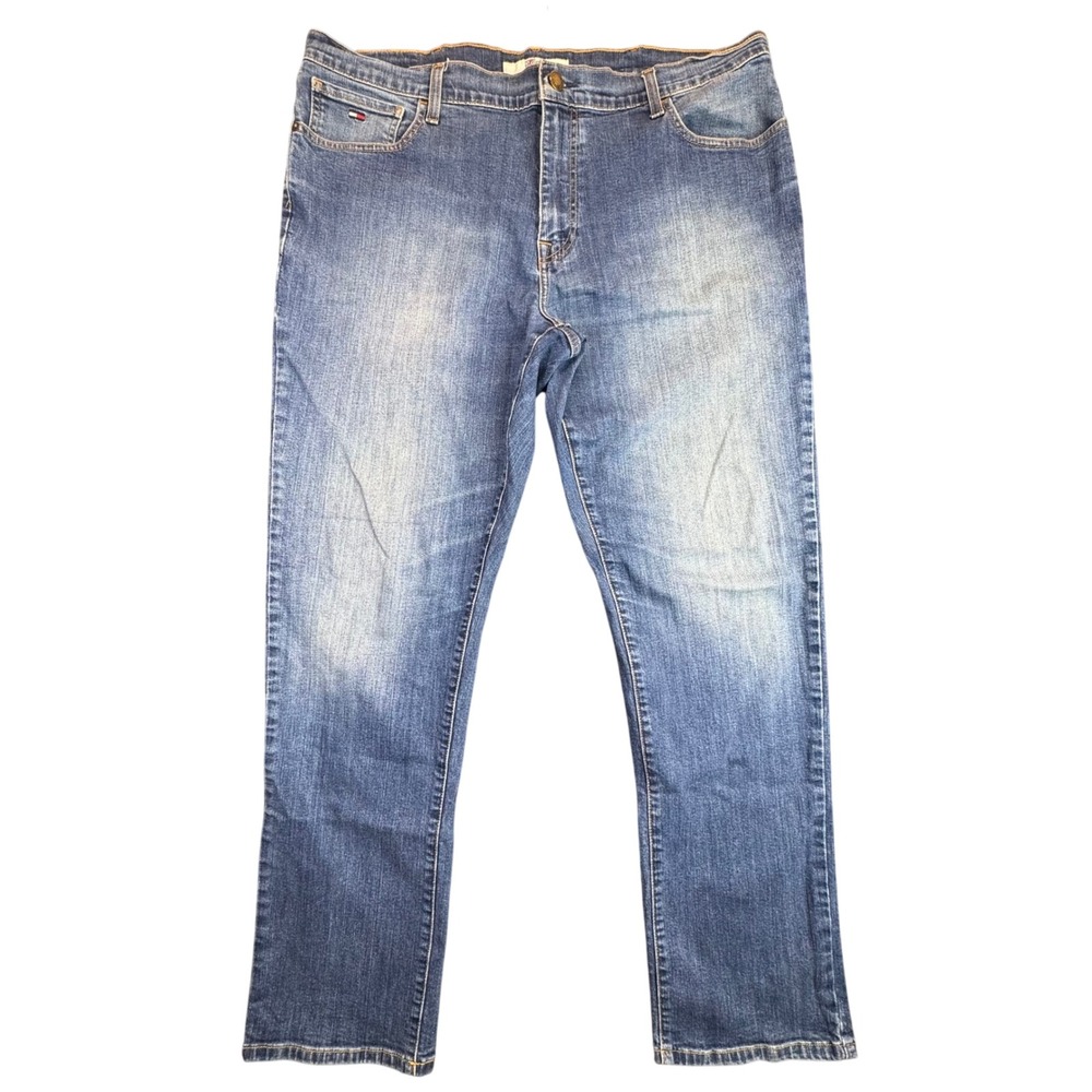 Tommy Hilfiger‎ Denim Jeans Mens 40x32 Blue Straight Leg Stretch
